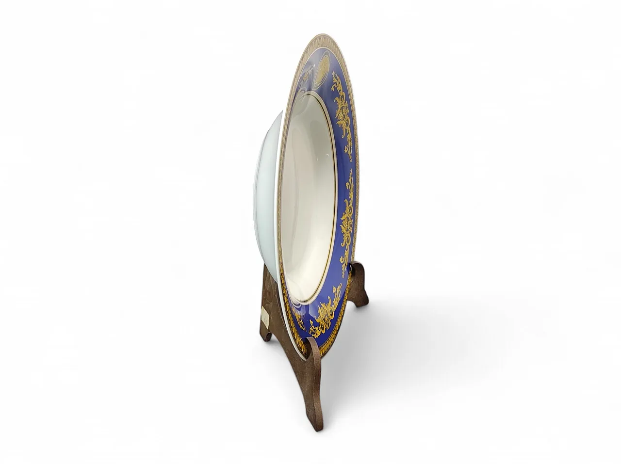 Piatto decorativo in porcellana Rosenthal x Versace anni 2000 2