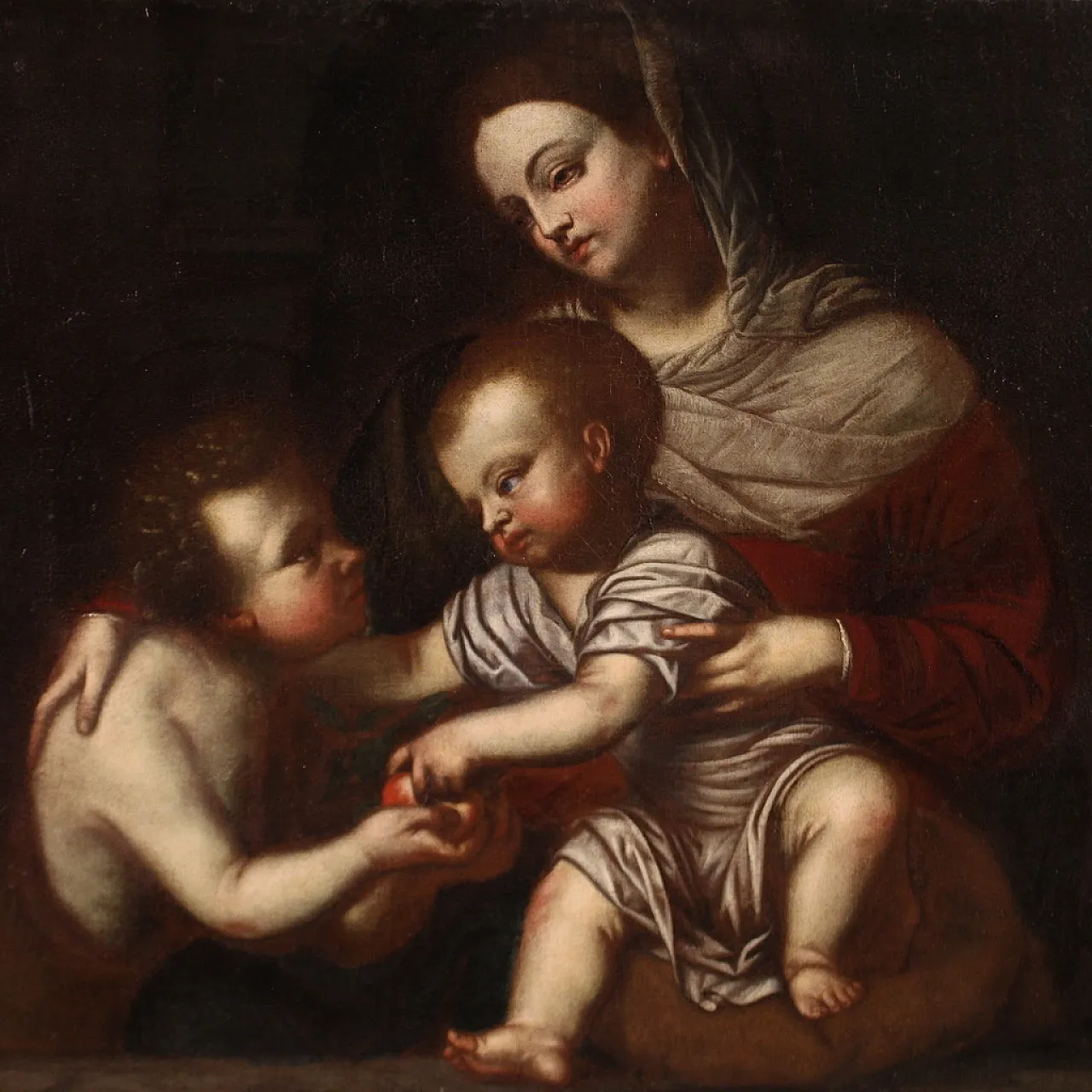 From il Moretto, Madonna and Child with Saint John, 17th century 1