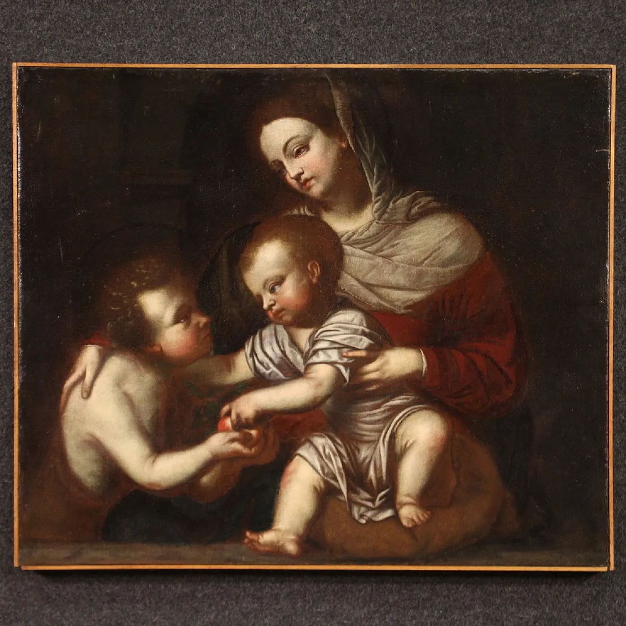 From il Moretto, Madonna and Child with Saint John, 17th century 2