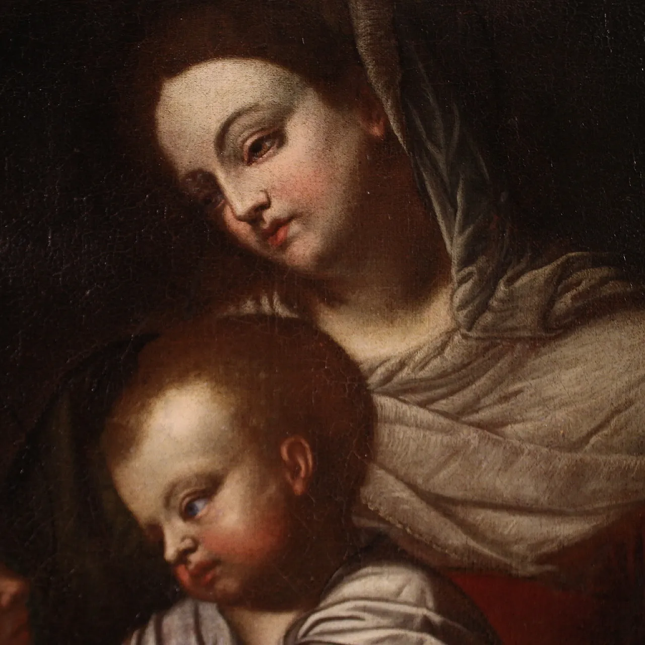 From il Moretto, Madonna and Child with Saint John, 17th century 5
