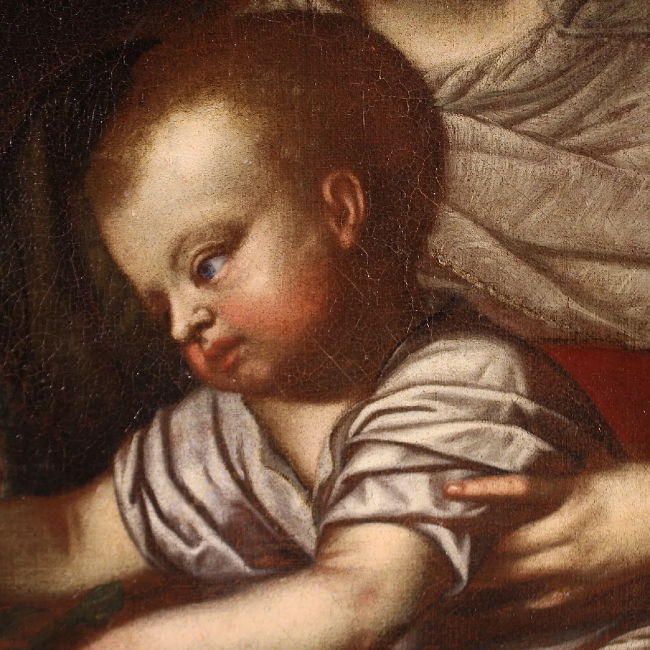 From il Moretto, Madonna and Child with Saint John, 17th century 8