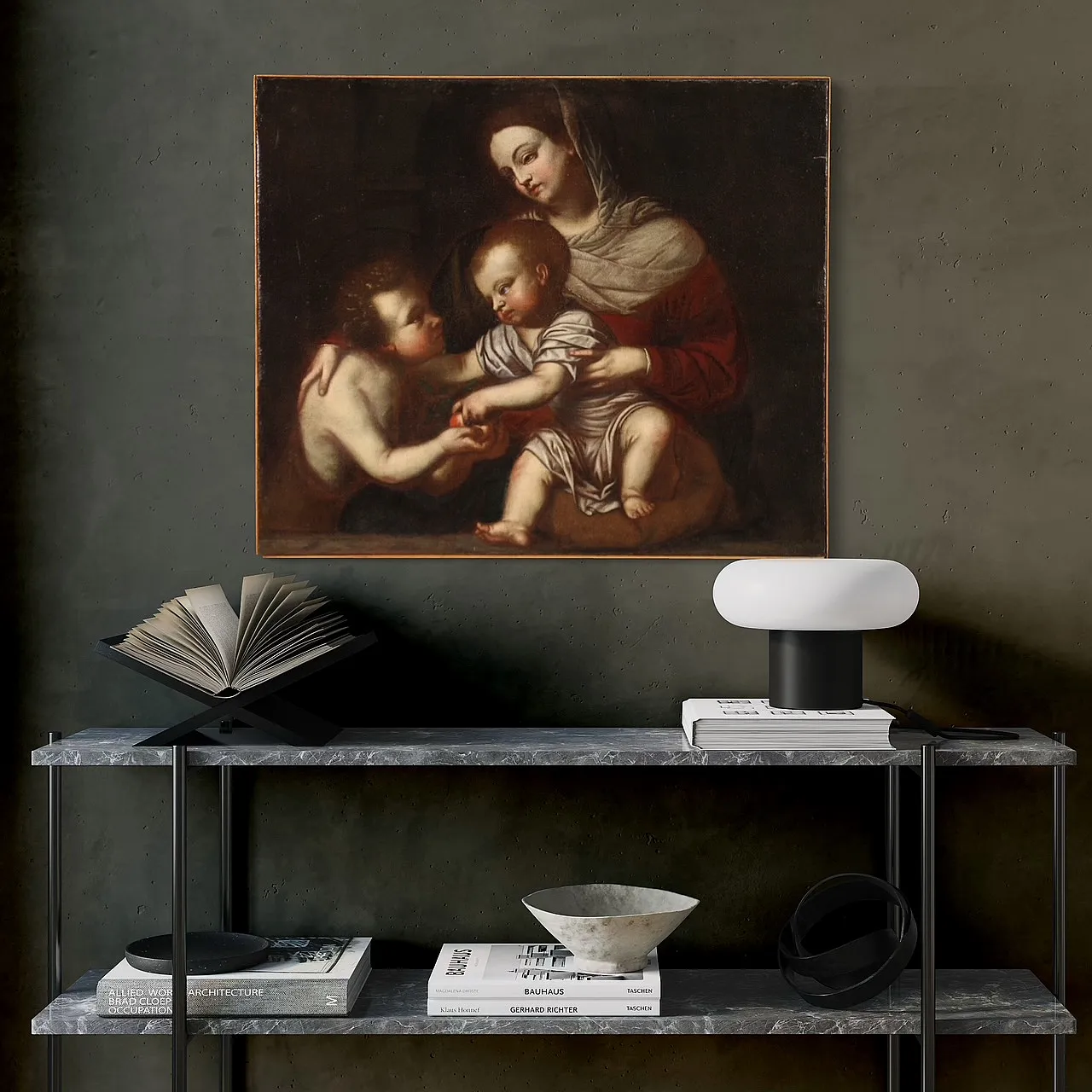 From il Moretto, Madonna and Child with Saint John, 17th century 13