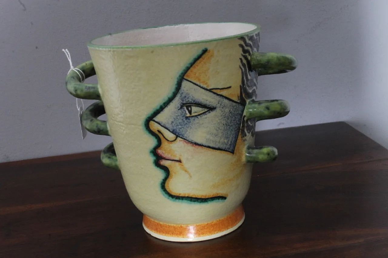 Ivos Pacetti , Marca Dima Albisola Vaso Futurista anni 30 1