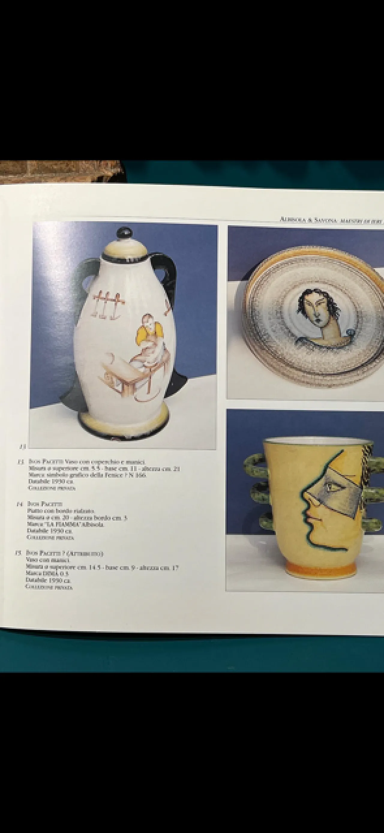 Ivos Pacetti , Marca Dima Albisola Vaso Futurista anni 30 10