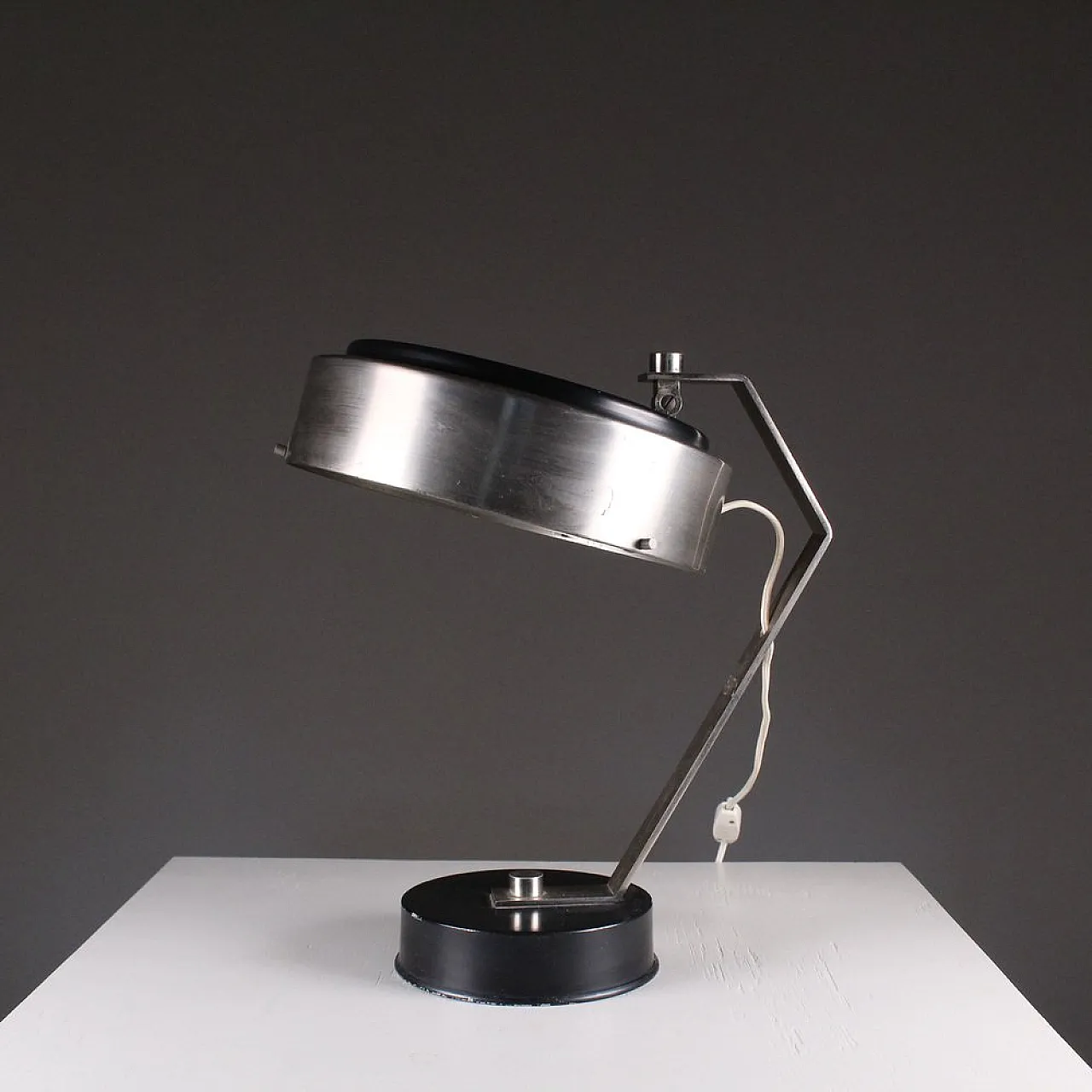Lampada da tavolo in metallo stile Space Age, anni '60 2