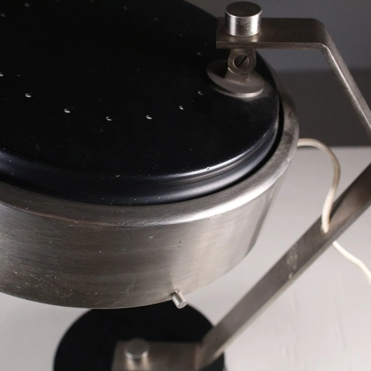 Lampada da tavolo in metallo stile Space Age, anni '60 4