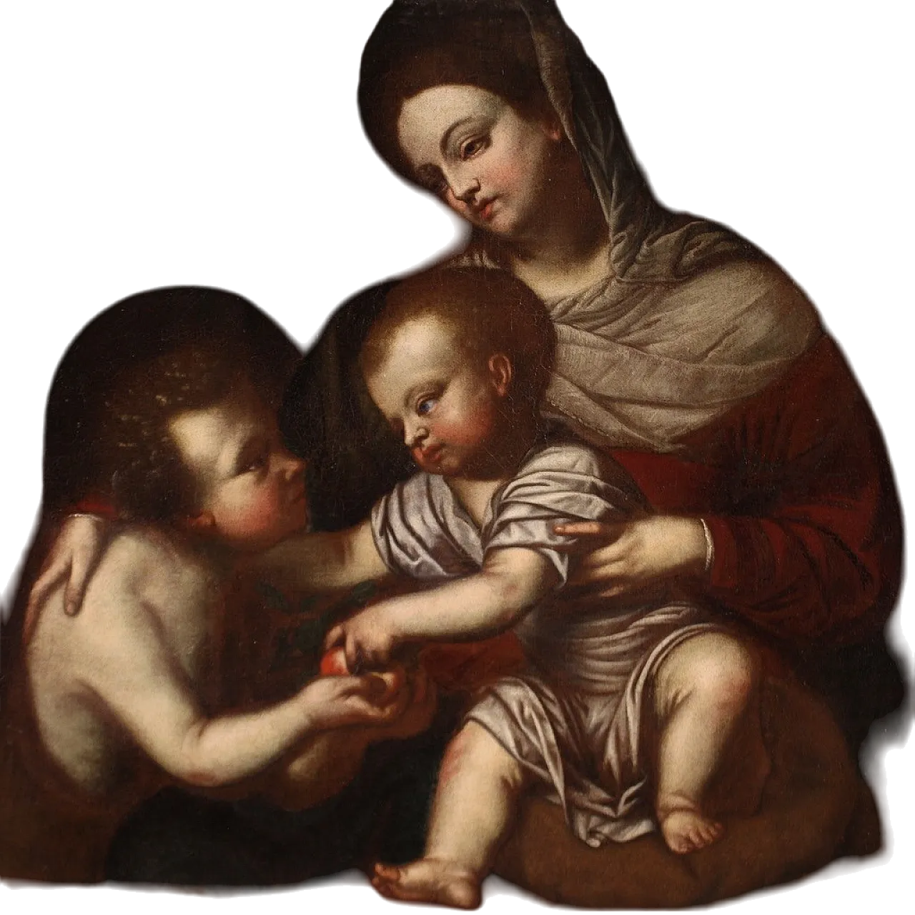 From il Moretto, Madonna and Child with Saint John, 17th century 16
