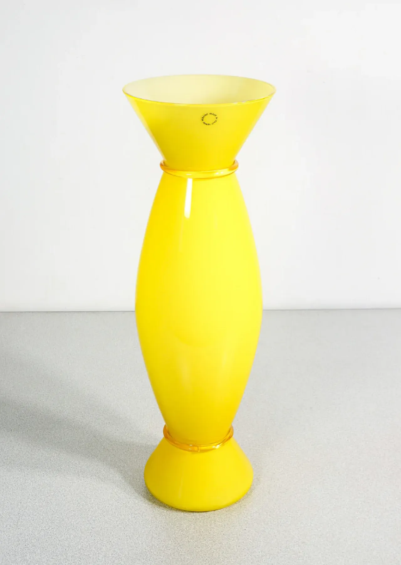 Acco blown glass vase by Alessandro Mendini for Venini, 1990s 1