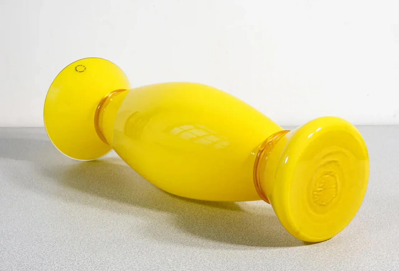 Acco blown glass vase by Alessandro Mendini for Venini, 1990s 3