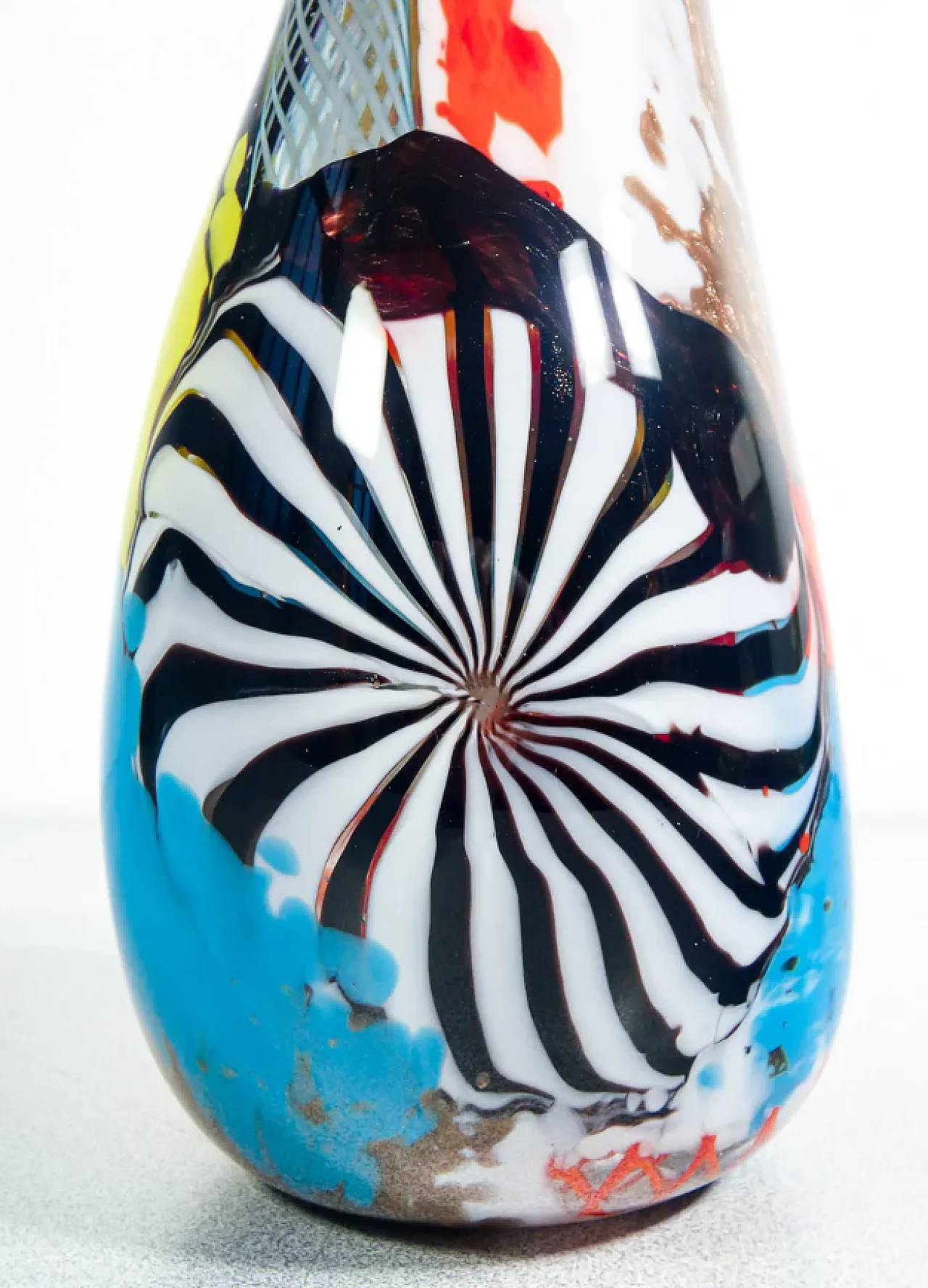 Coppa in vetro soffiato di Dino Martens per Aureliano Toso, anni '50 4