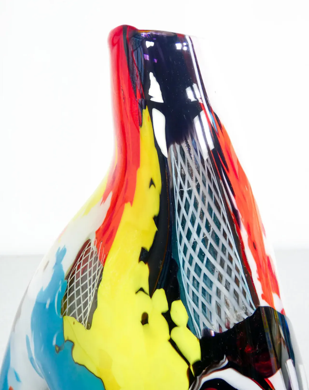 Coppa in vetro soffiato di Dino Martens per Aureliano Toso, anni '50 6