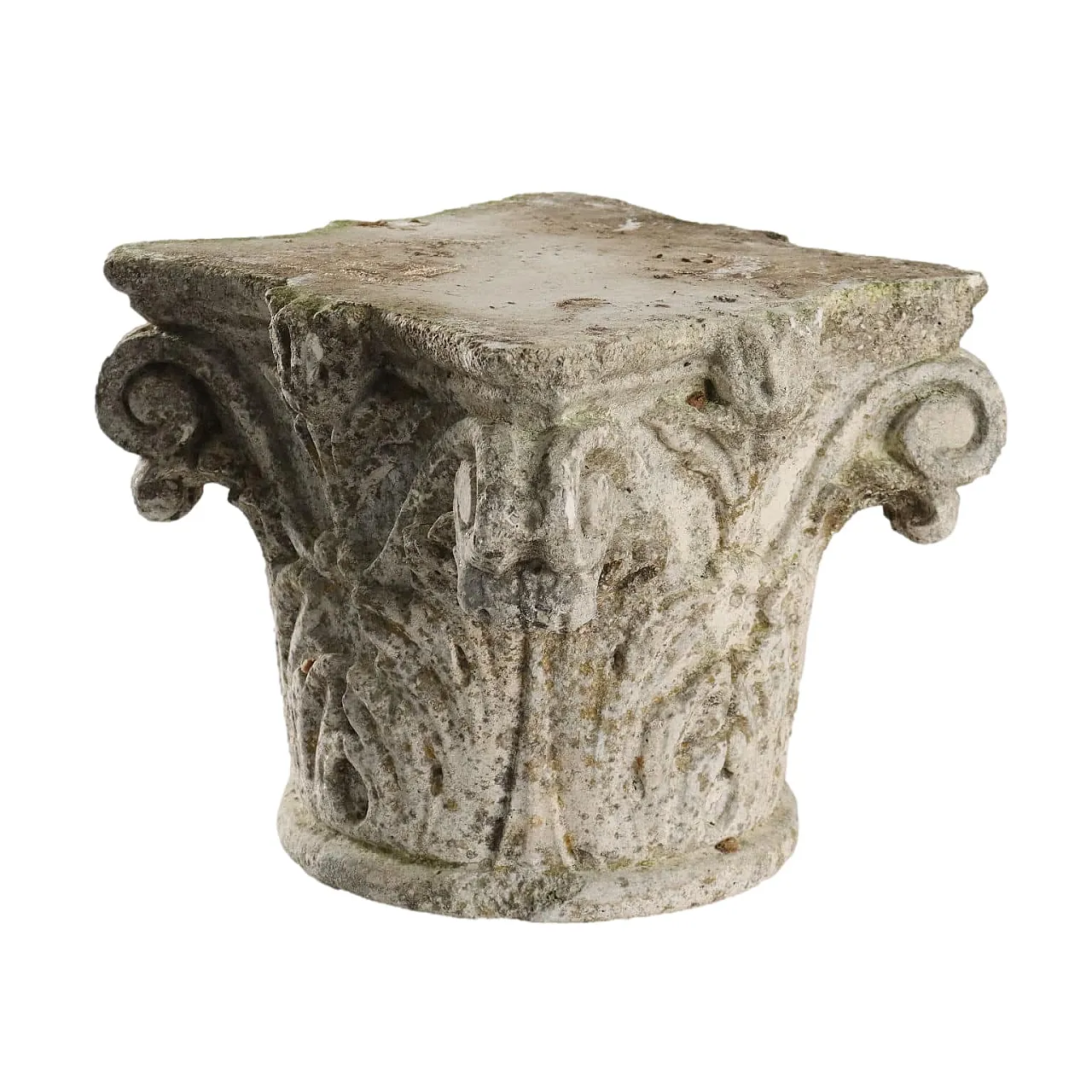 Corinthian gritstone capital 1