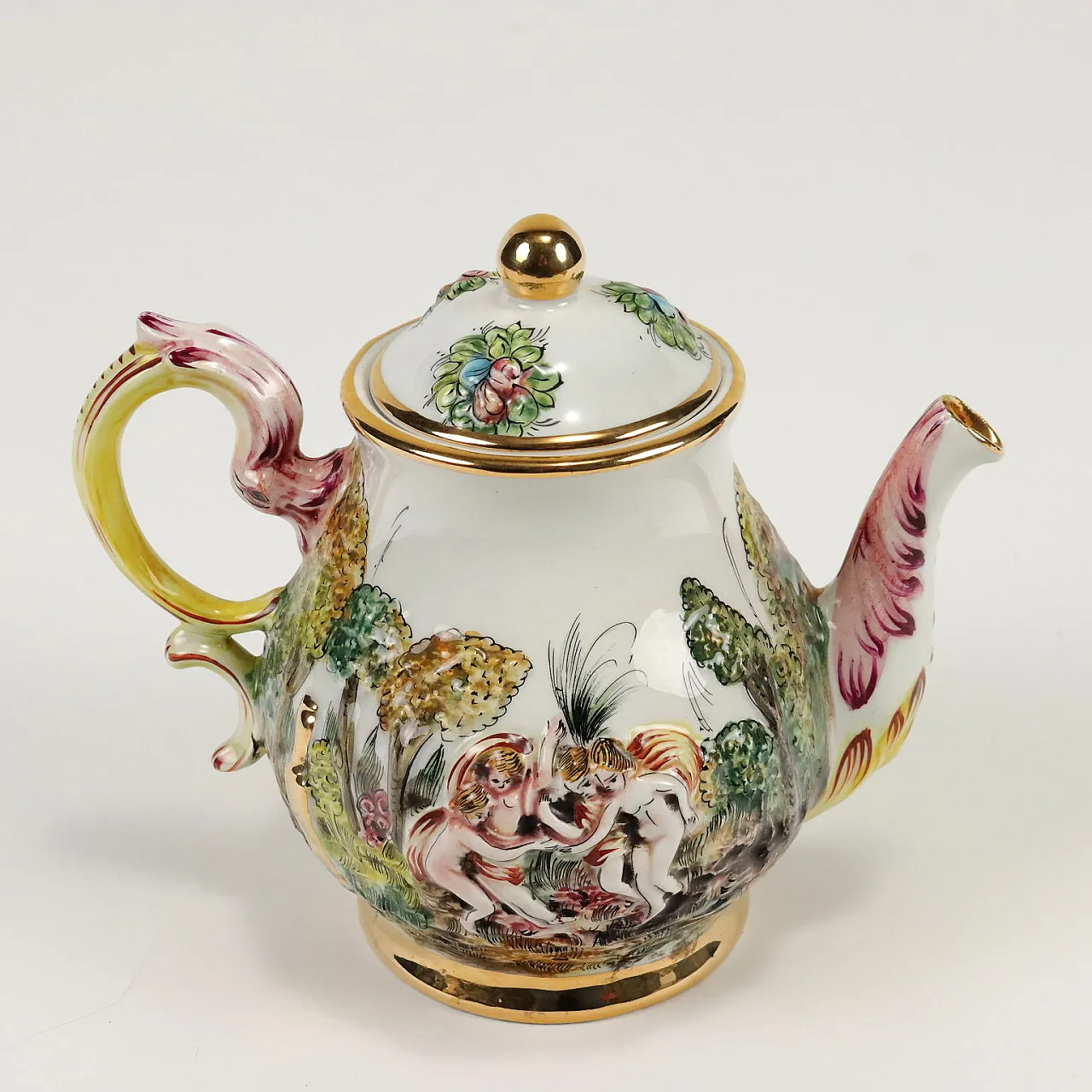 Capodimonte ceramic tea & coffee service, 1950s 3