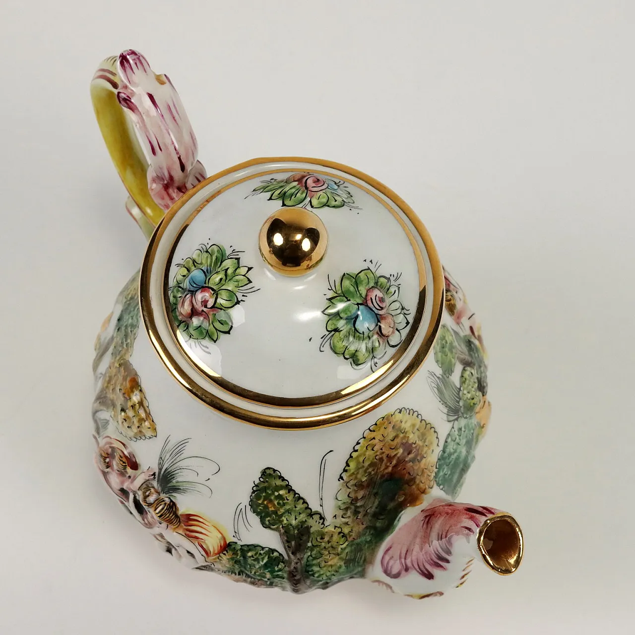 Capodimonte ceramic tea & coffee service, 1950s 5