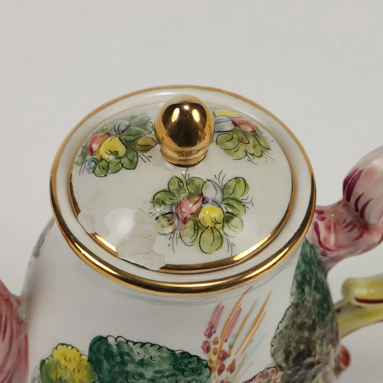 Capodimonte ceramic tea & coffee service, 1950s 8