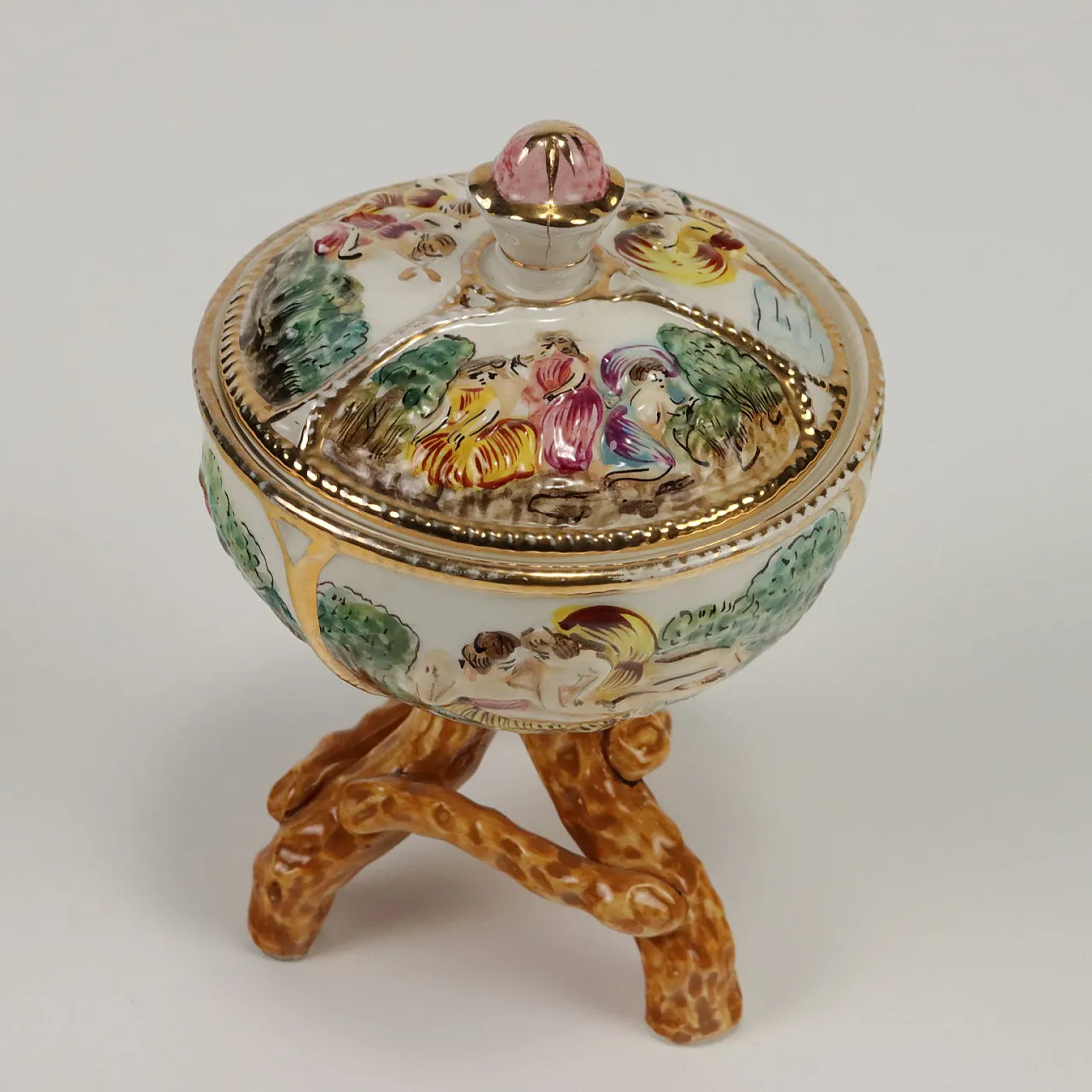 Capodimonte ceramic tea & coffee service, 1950s 9