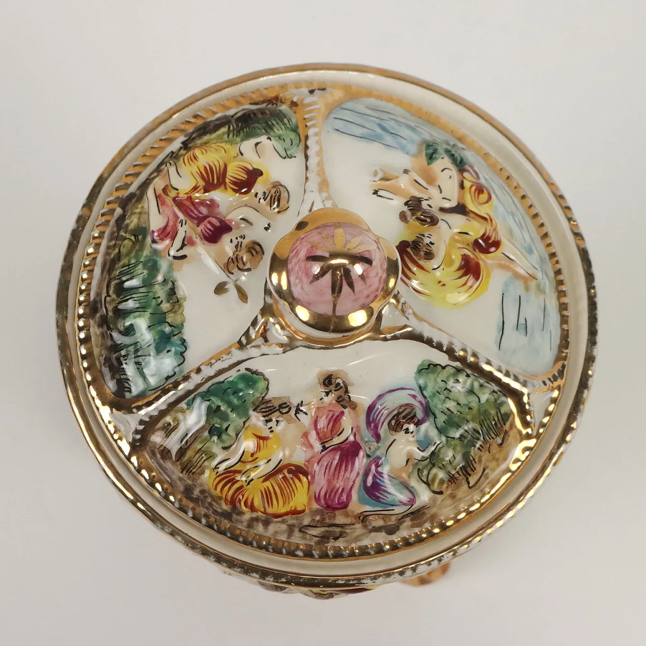 Capodimonte ceramic tea & coffee service, 1950s 10