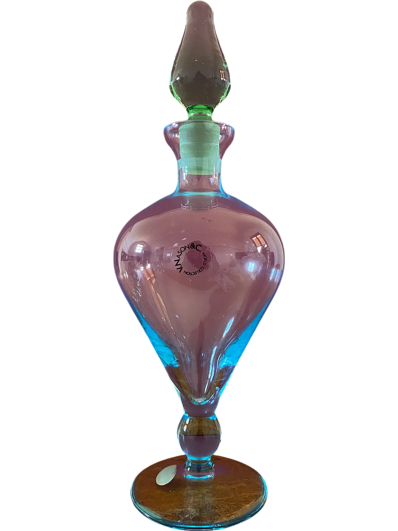 Bottiglia da liquore V. Nason & C. Murano, anni '90 4