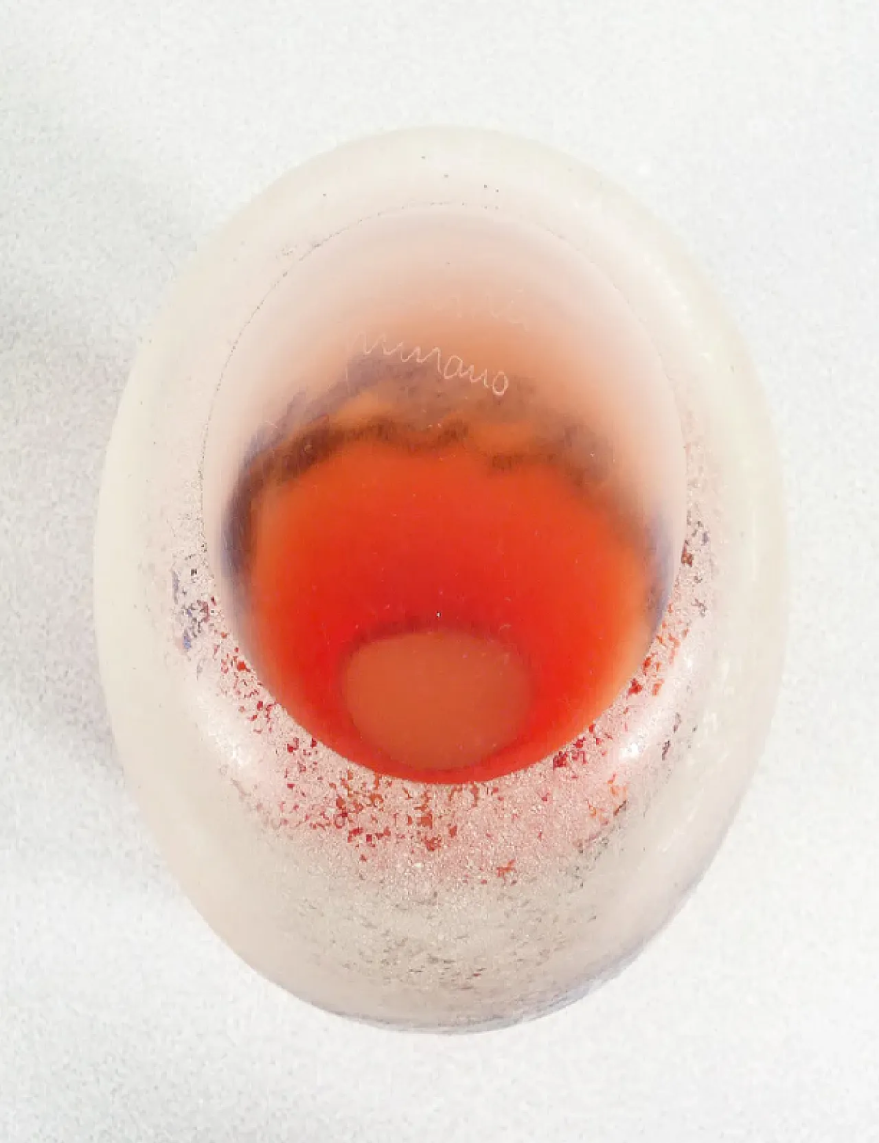 Scavo vase in blown sonorous glass by Alfredo Barbini, 1970s 7