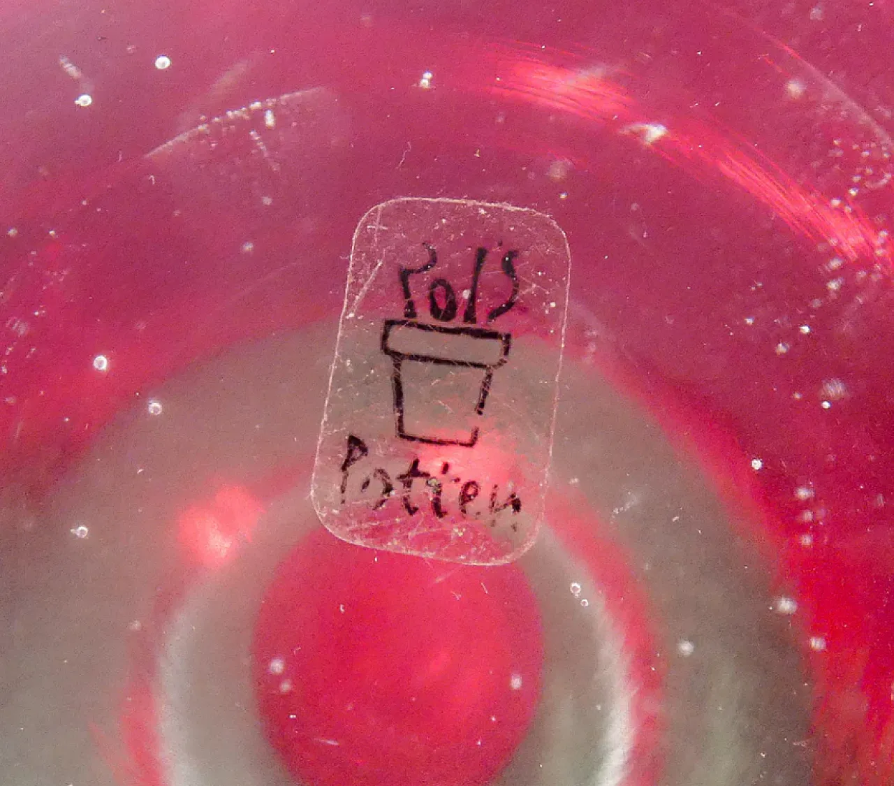 Vaso in vetro soffiato di Pols Potten, anni '80 4