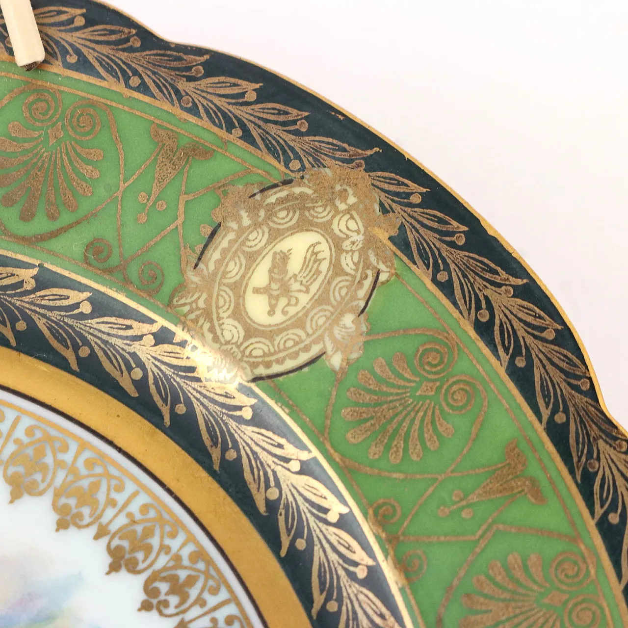 3 Piattini in porcellana di Vienna di Angelica Kauffmann, inizio '900 9