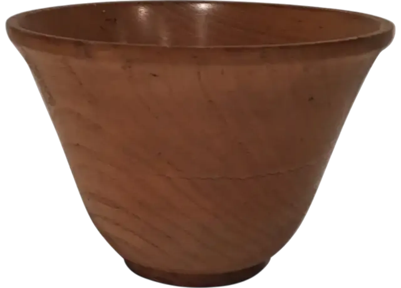 Ciotola in legno stampata nella pasta, anni '70 5