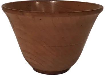 Ciotola in legno stampata nella pasta, anni '70