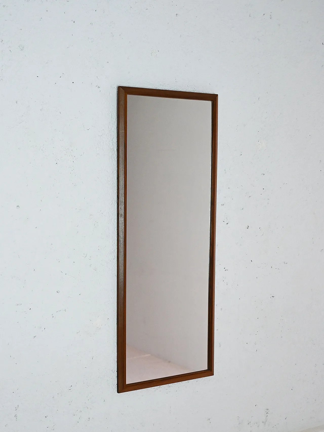 Specchio vintage rettangolare in rovere 1