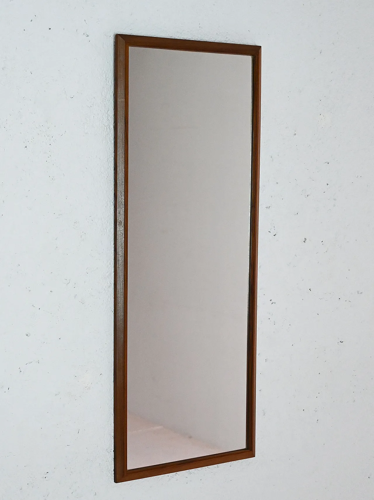 Specchio vintage rettangolare in rovere 2