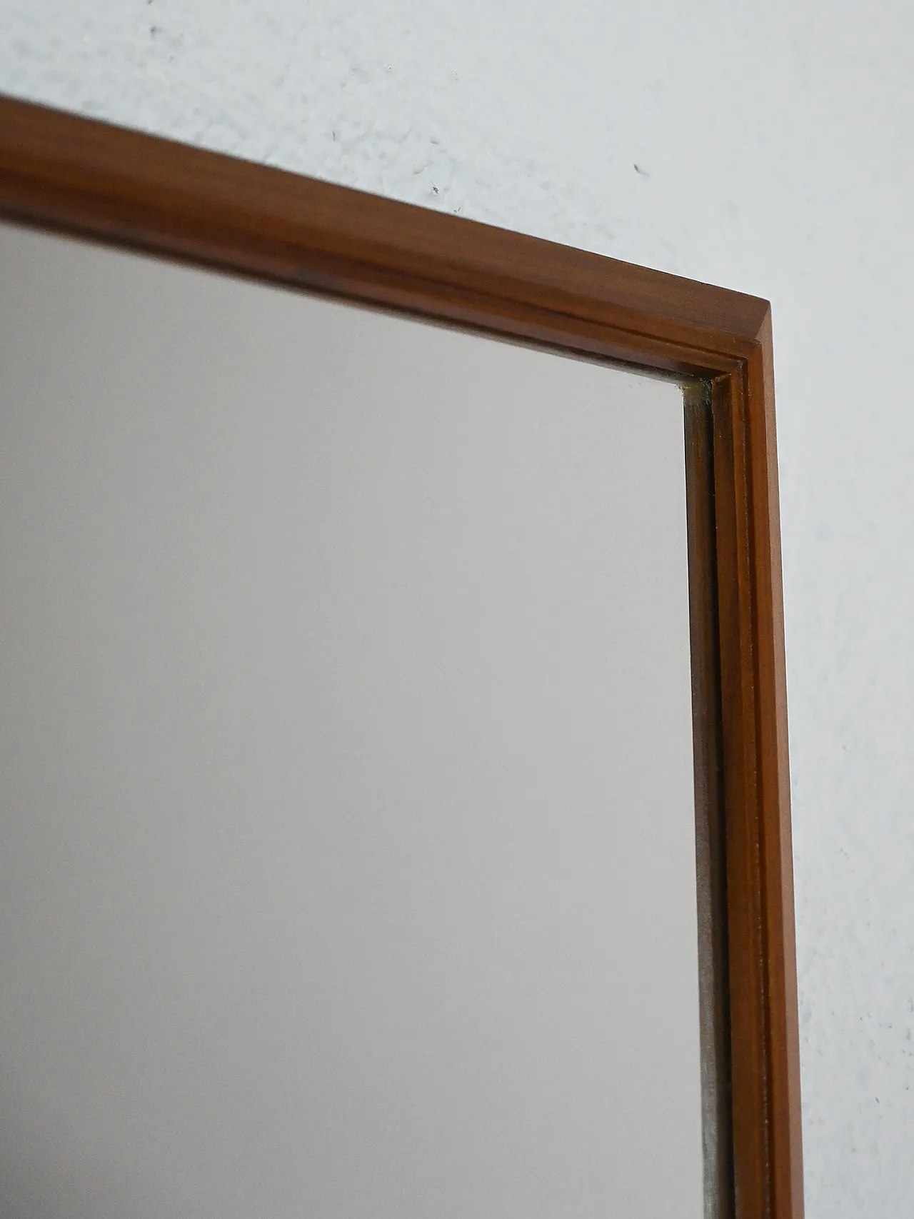 Specchio vintage rettangolare in rovere 3