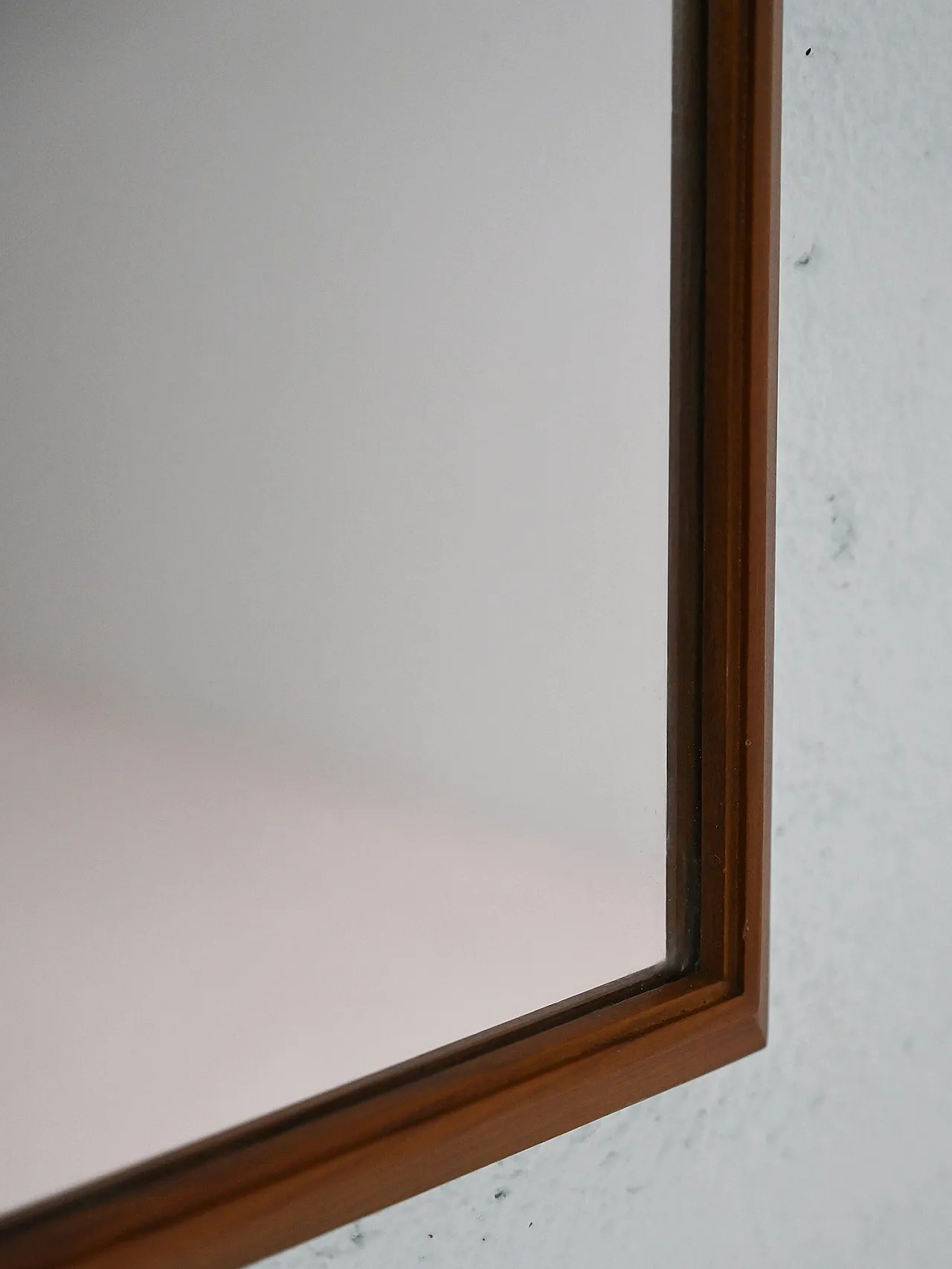 Specchio vintage rettangolare in rovere 4