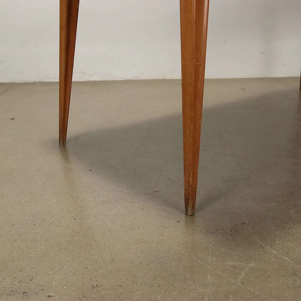 Tavolo allungabile in faggio e formica, anni '50 6