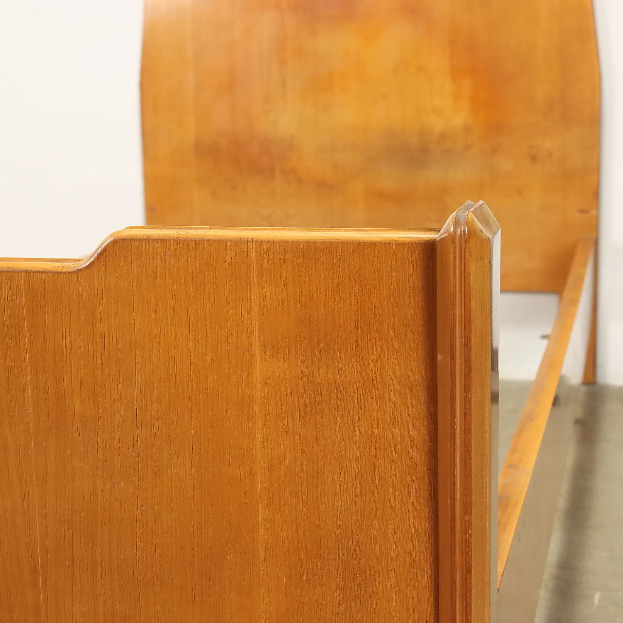 Single bed in ash veneer, 1950s 3