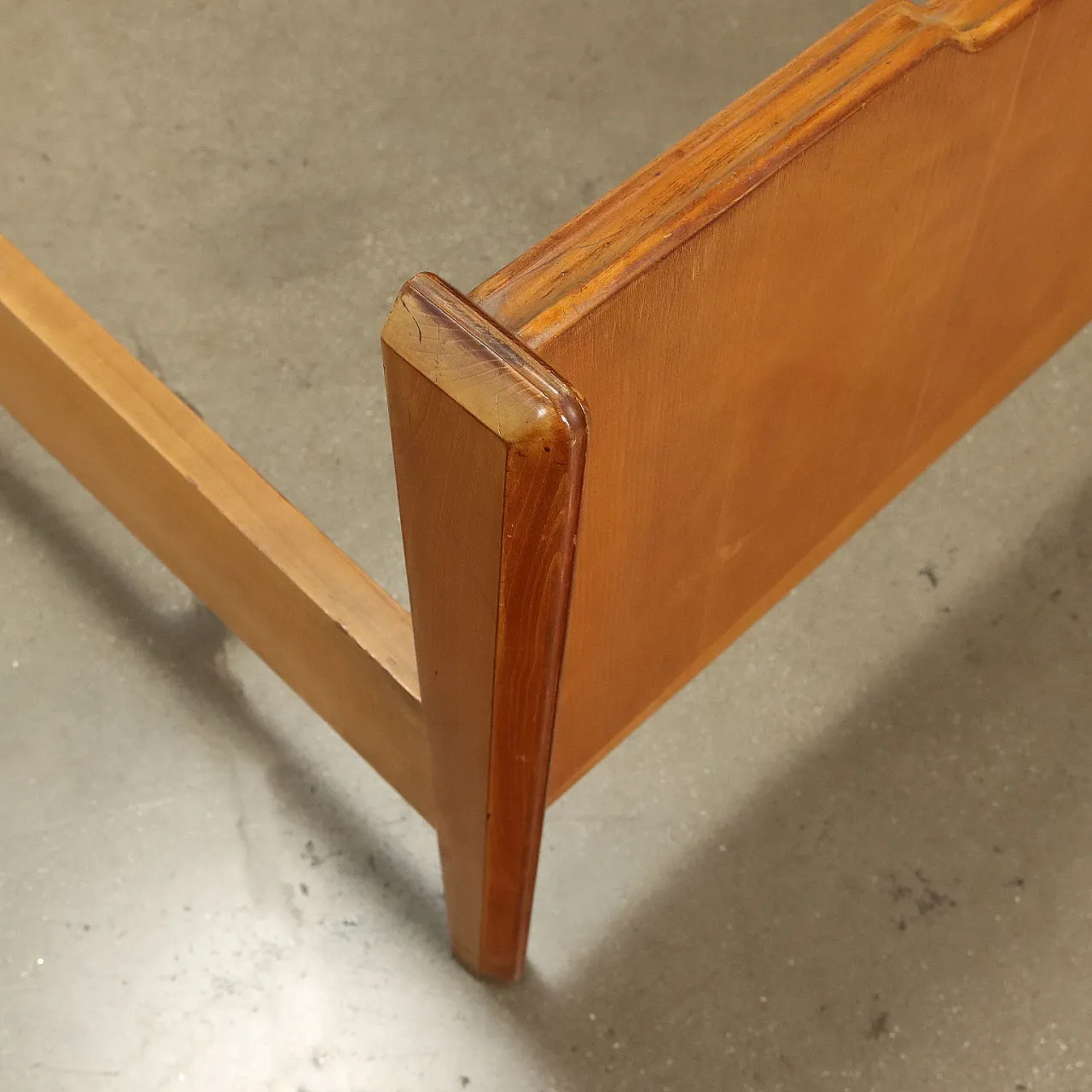 Single bed in ash veneer, 1950s 5