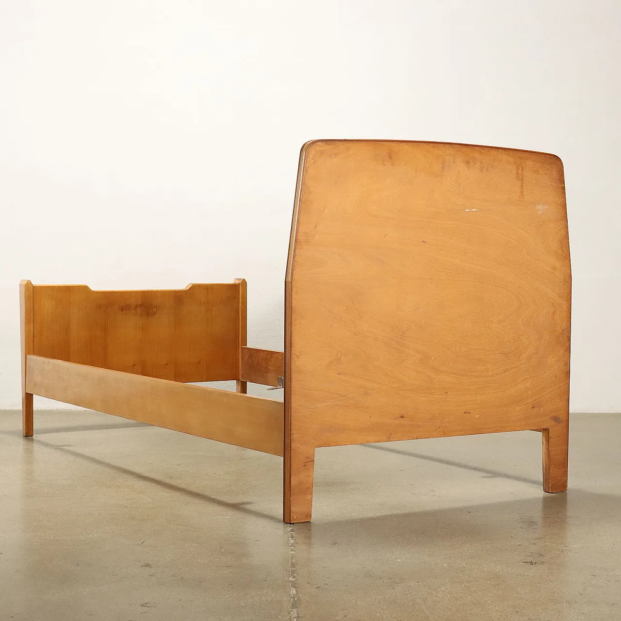 Single bed in ash veneer, 1950s 8