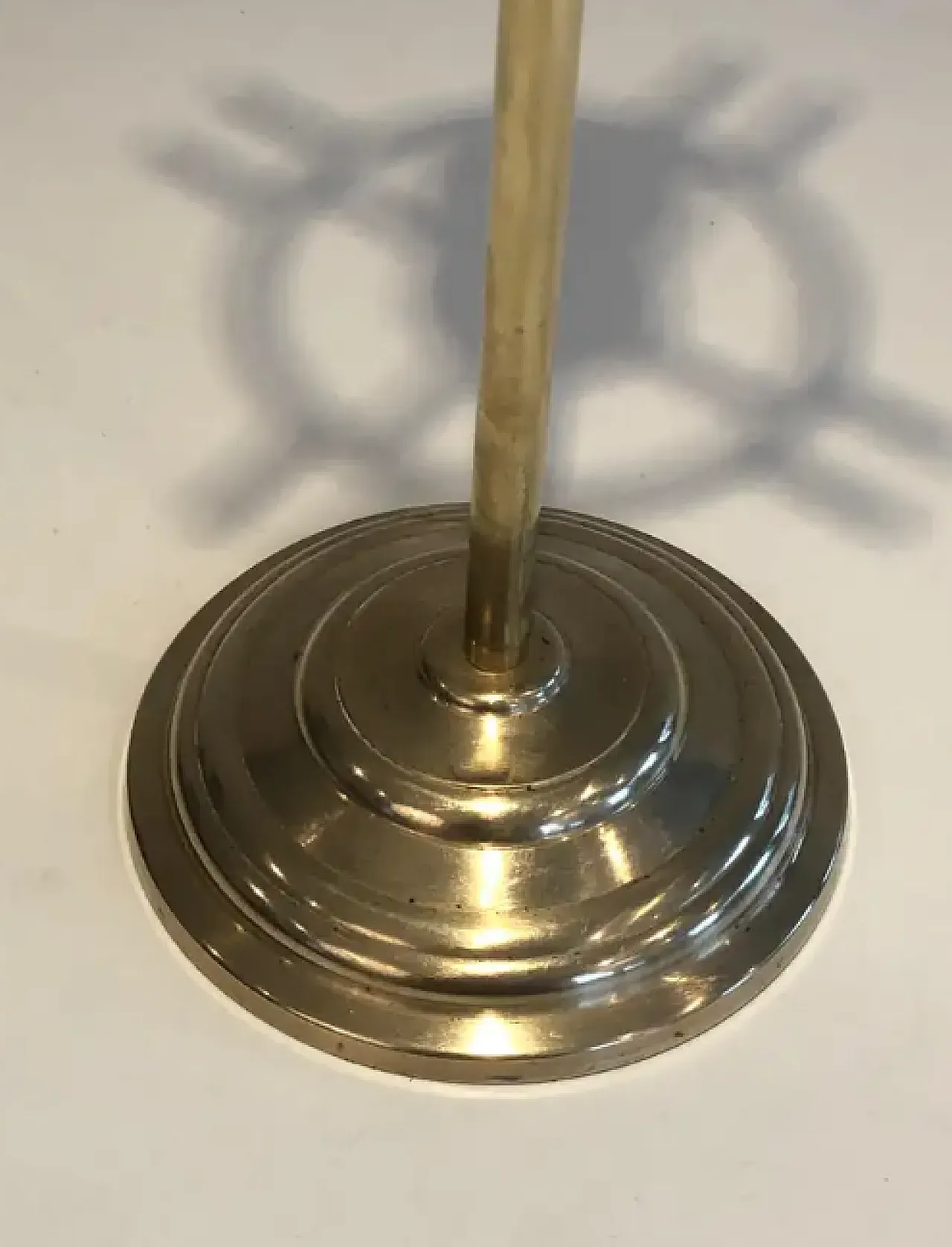 Brass fireplace tools with duck heads, 1970s 12