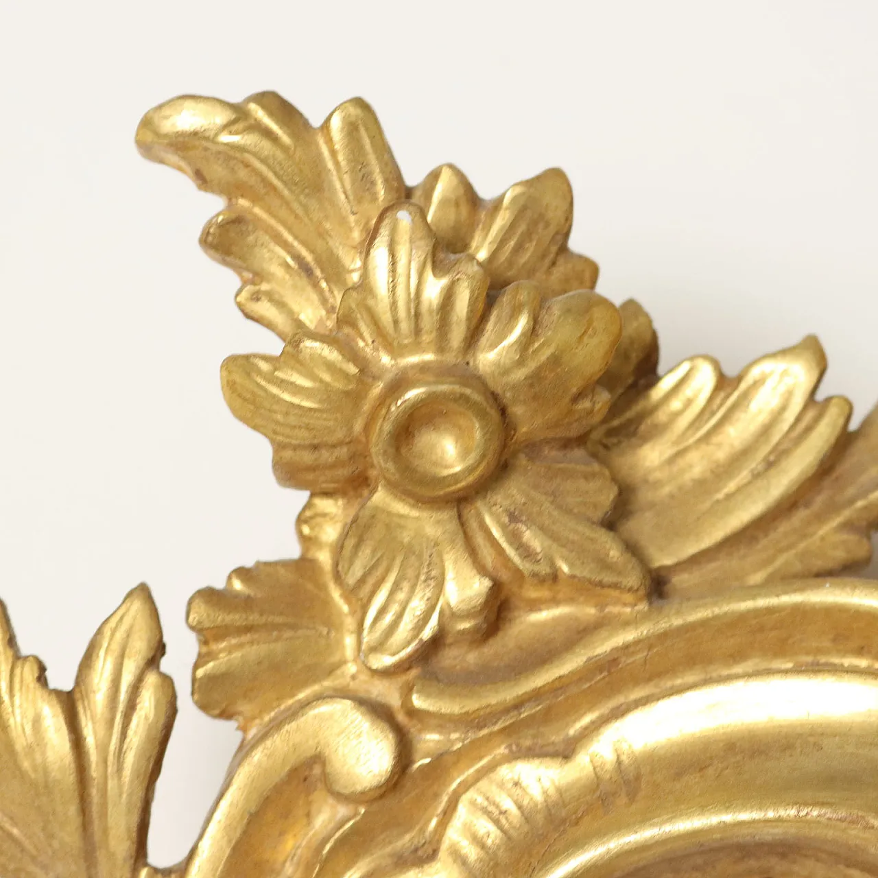 Baroque-style wooden mirror, 20th century 8