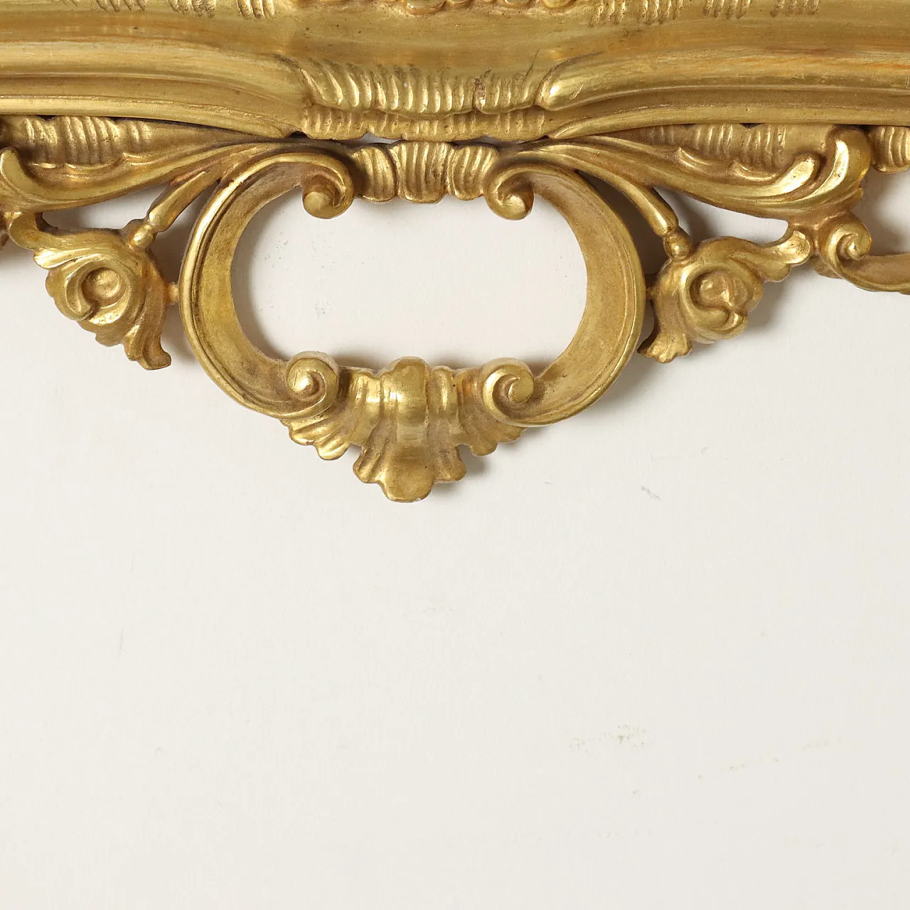 Baroque-style wooden mirror, 20th century 9