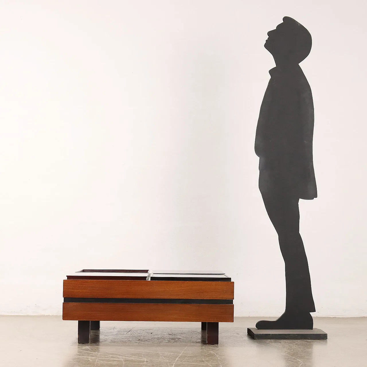 Coffee table in teak by Carlo Hanuer for Forma, 1960s 2