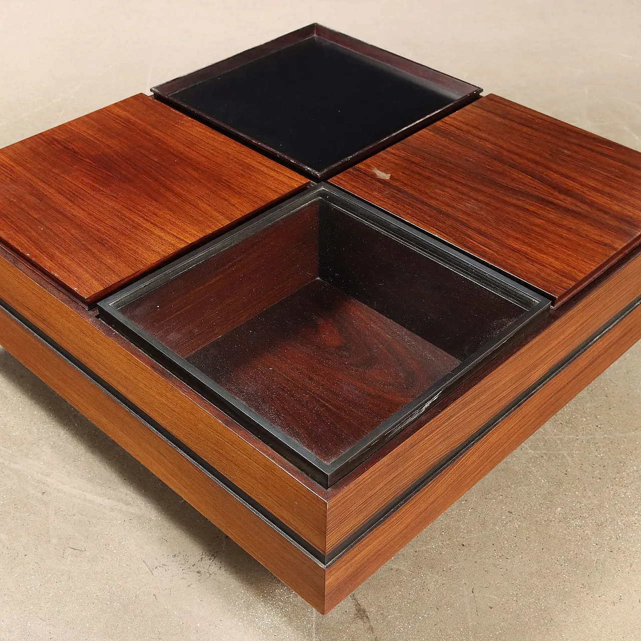 Coffee table in teak by Carlo Hanuer for Forma, 1960s 3