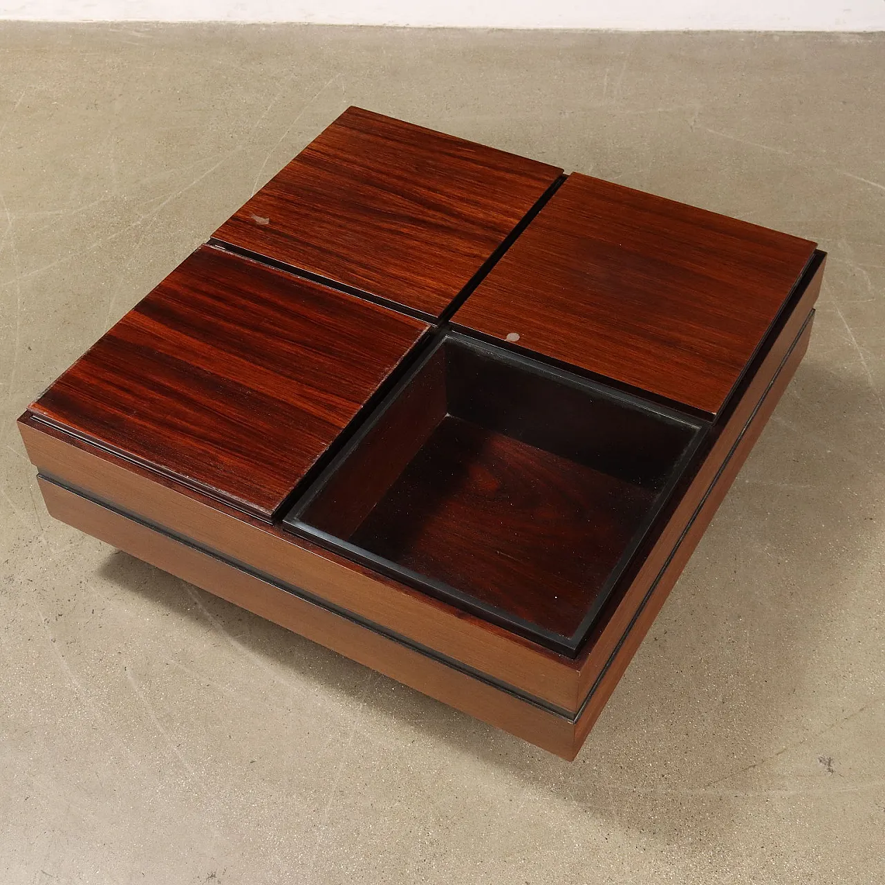 Coffee table in teak by Carlo Hanuer for Forma, 1960s 4