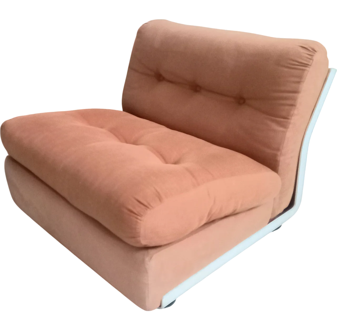 Poltrona in tessuto Amanta produzione B&B, anni '70 8