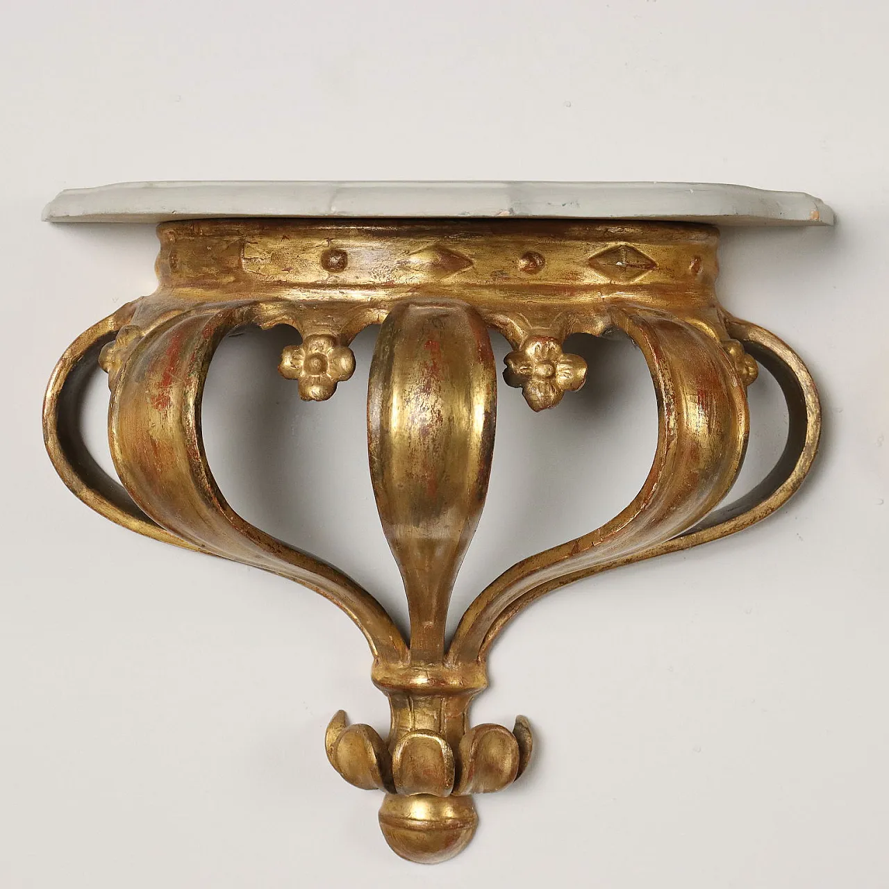 Pair of lacquered shelf consoles, second half 19th century 3