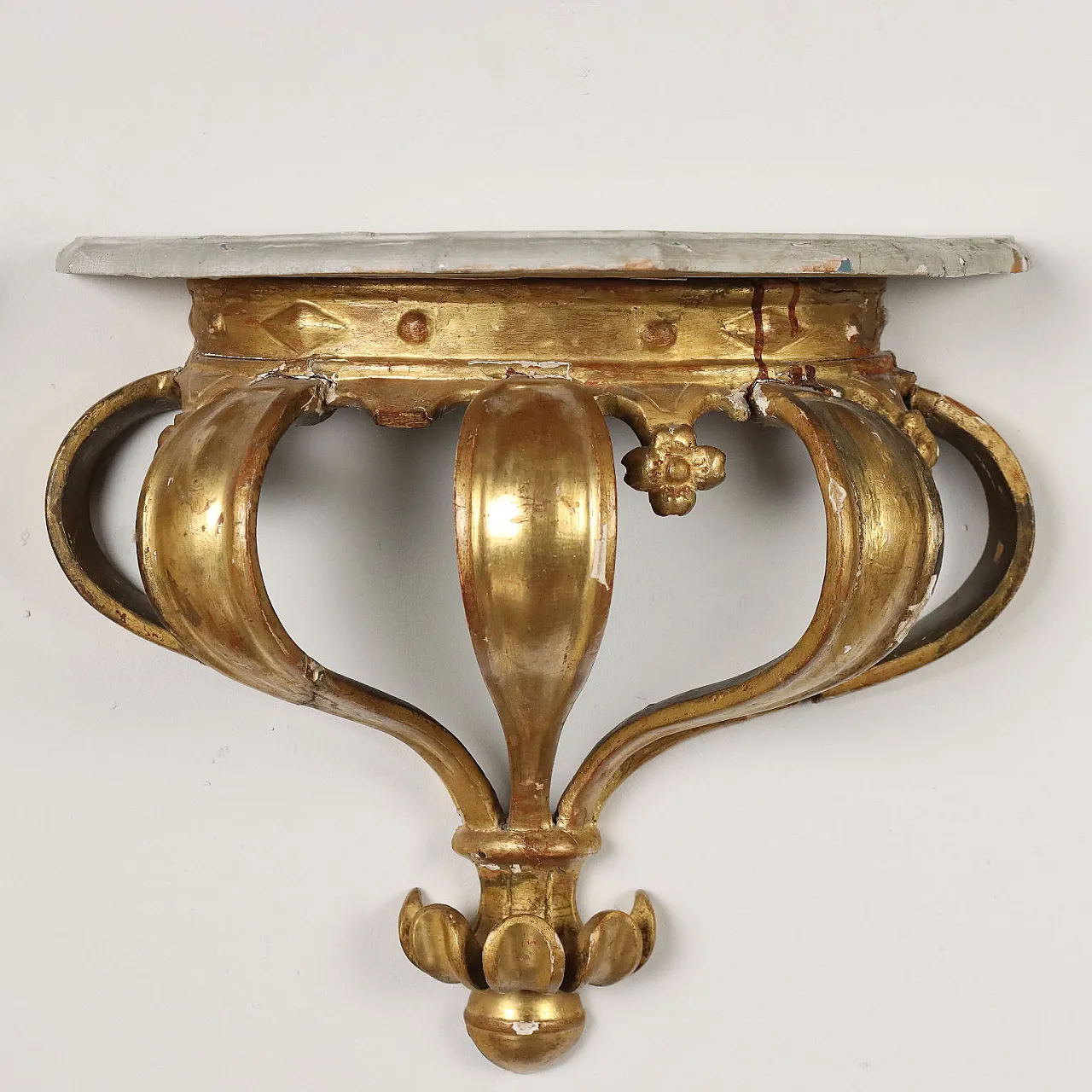 Pair of lacquered shelf consoles, second half 19th century 4