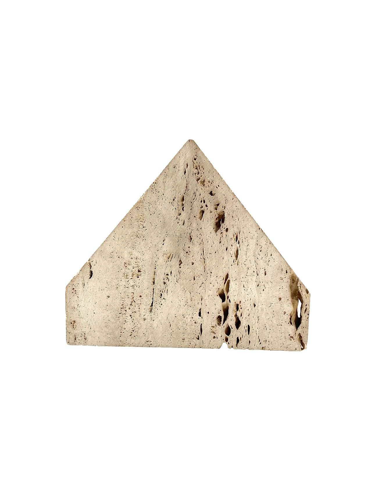 Enzo Mari, Travertine desk organizer, Fratelli Mannelli Italy 1970s 8