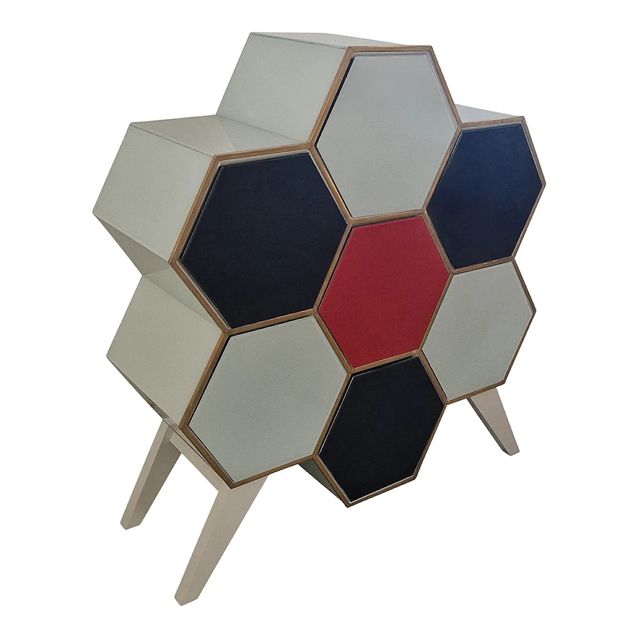 Cassettiera in vetro 5