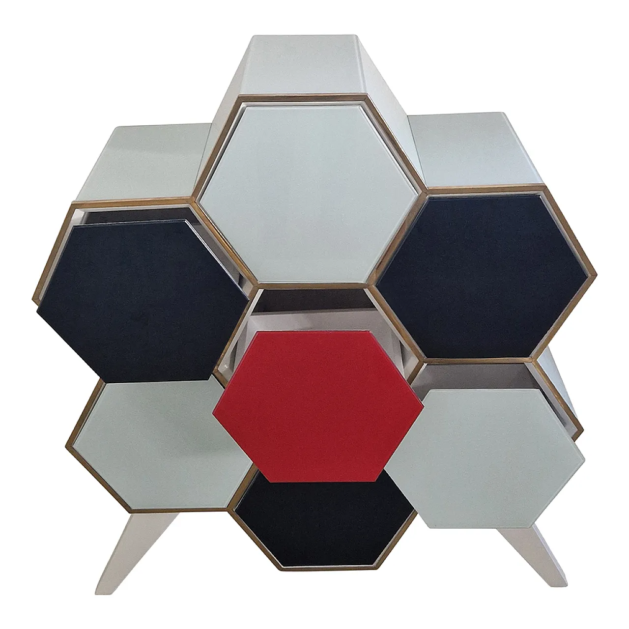 Cassettiera in vetro 6