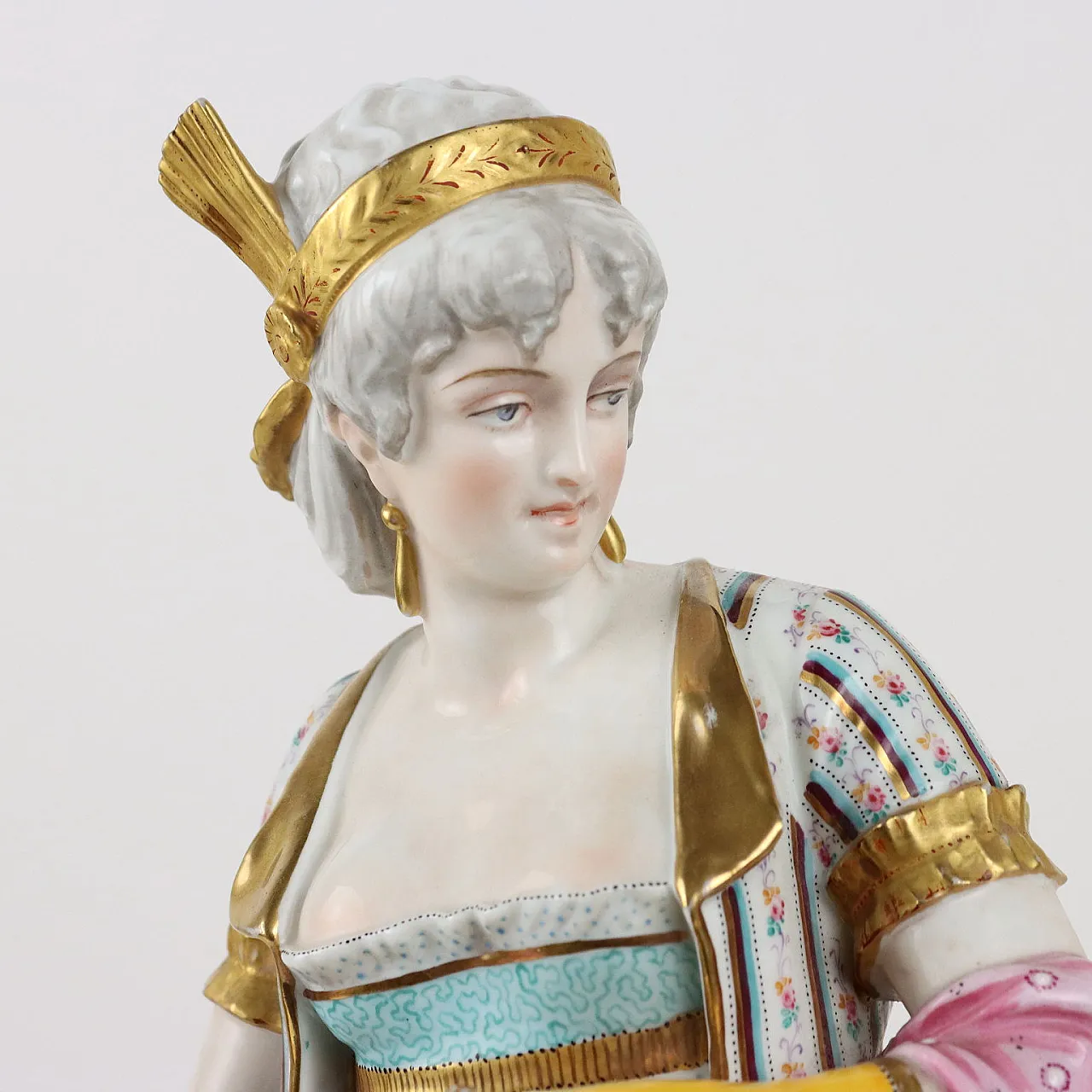 Pair of biscuit statues by Paul Duboy, mid-19th century 4