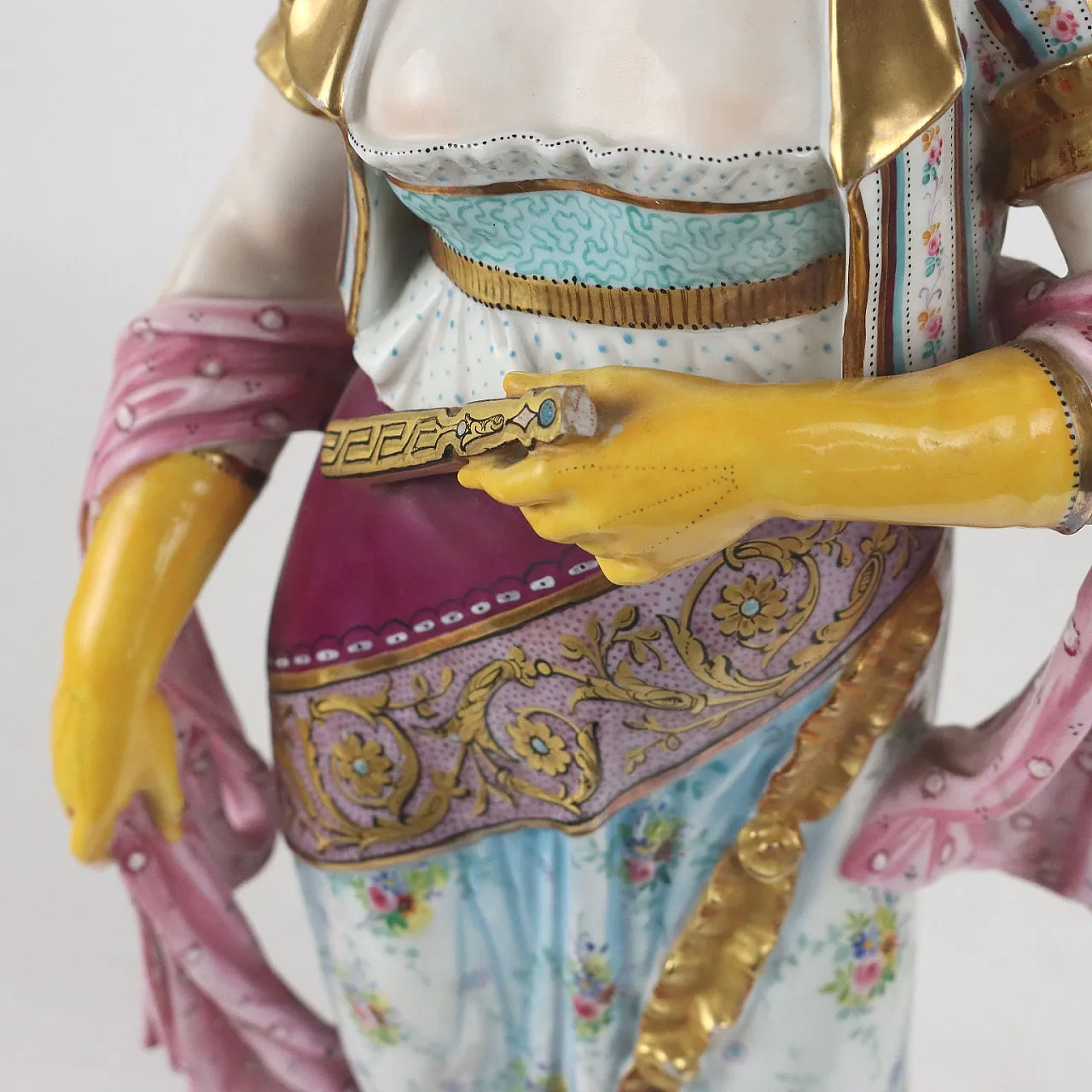 Pair of biscuit statues by Paul Duboy, mid-19th century 5