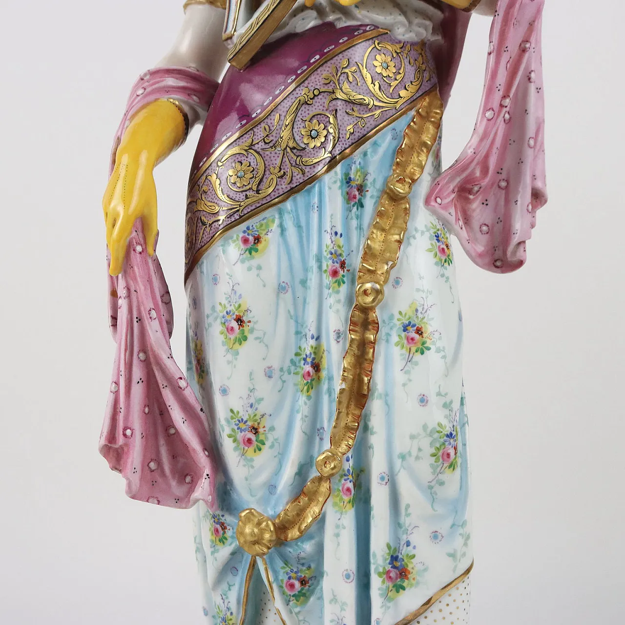 Pair of biscuit statues by Paul Duboy, mid-19th century 6